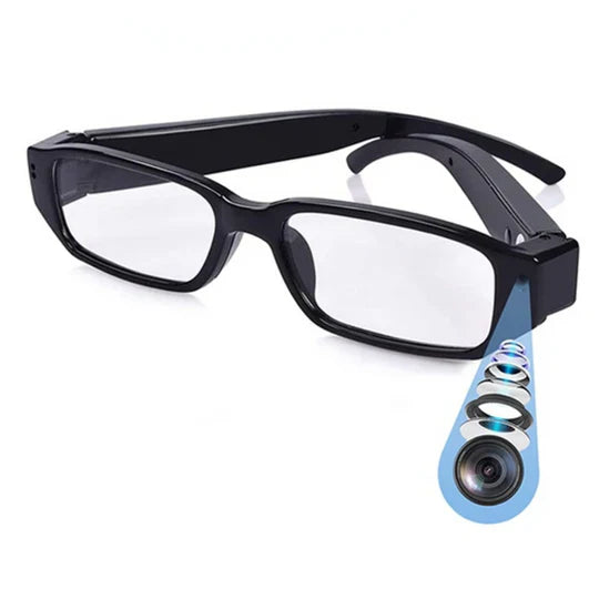 Clear View 4K Video Recording Surveillance Camera Eye Glasses Serner Company