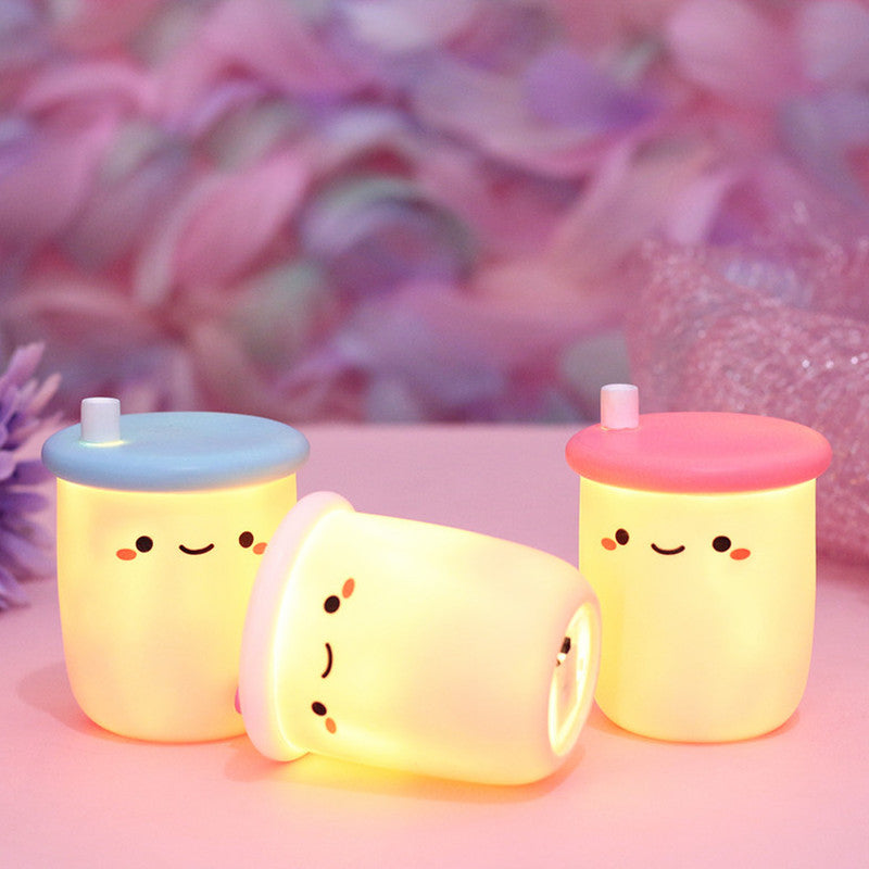 Boba Light Bulb Cup for Kids Room & Home Decoration